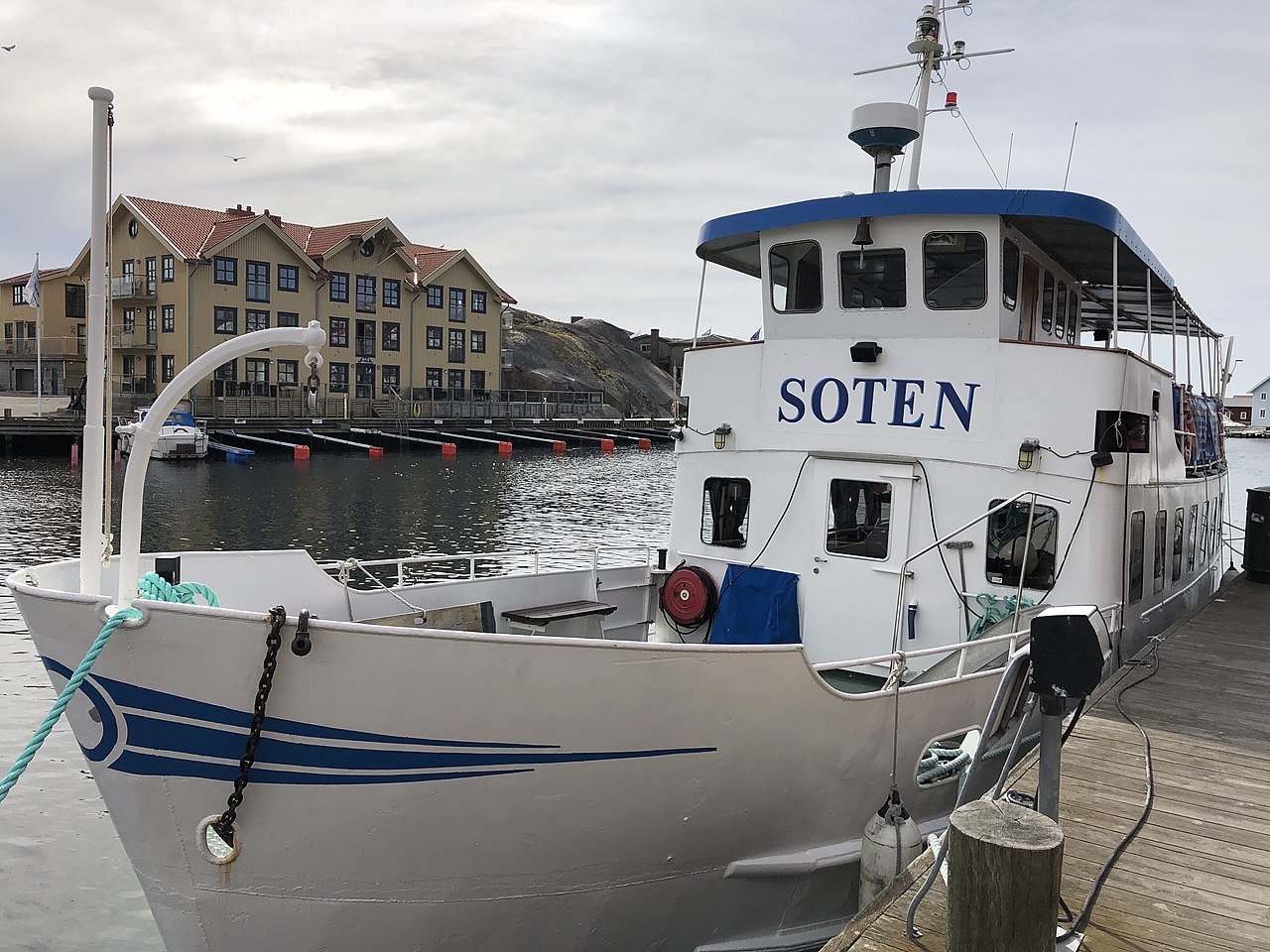 Fartyget Soten i Smögen. Foto: Bjoertvedt 